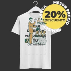 Camiseta Planta de dinero - Camiseta blanca con logo