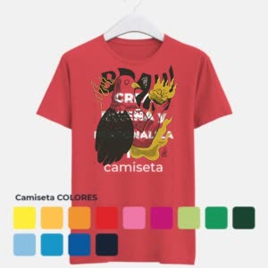 Camiseta Paloma de Fuego - Camiseta COLORES con logo