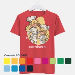 Camiseta Madre e Hija Cocineras - Camiseta COLORES con logo