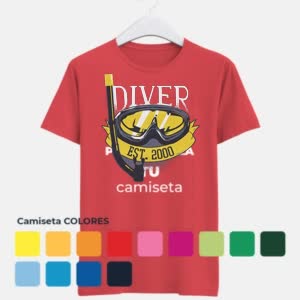 Camiseta Buceo Diver - Camiseta COLORES con logo