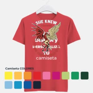 Camiseta Amor Del Diablo - Camiseta COLORES con logo