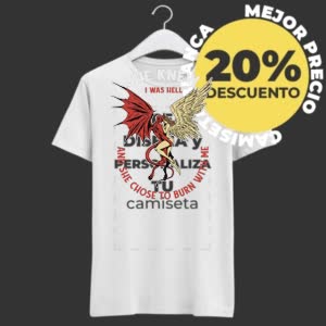 Camiseta Amor Del Diablo - Camiseta blanca con logo