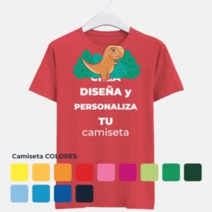 Camiseta Bebe Dinosaurio - Camiseta COLORES con logo