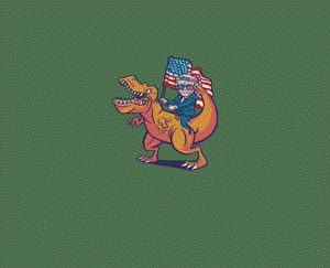 Camiseta T-Rex Americano - camisetas-para-amigas-e1718309363367