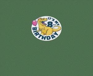 Camiseta T-Rex Octavo Cumpleaños - Camiseta para con logo