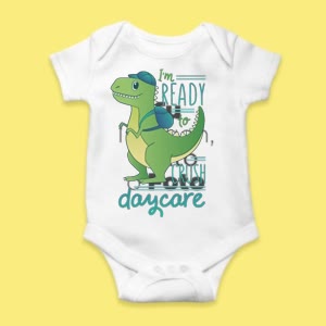 Camiseta Estudiante De Dinosaurios - custom-baby-body-450x450