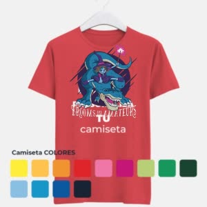 Camiseta Bruja En T-Rex - Camiseta COLORES con logo