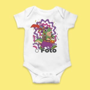 Camiseta Dinosaurio Con Tambor - custom-baby-body-450x450