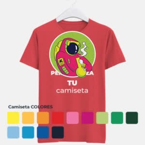 Camiseta Astronauta BONG 420 - Camiseta COLORES con logo