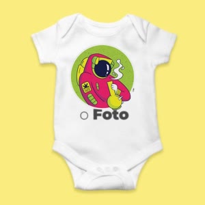 Camiseta Astronauta BONG 420 - custom-baby-body-450x450