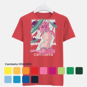 Camiseta Chica sexy Alien - Camiseta COLORES con logo