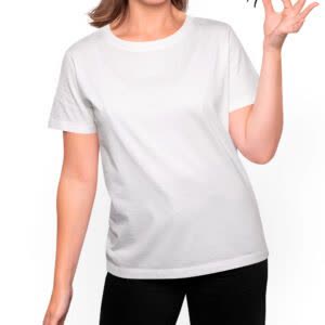 Camiseta BLANCA para personalizar - Camiseta blanca con logo