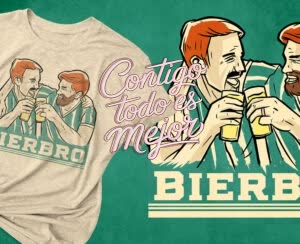 Camiseta Contigo todo es mejor - CAMISETAS-PARA-PENAS