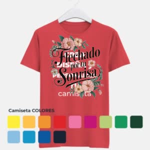 Camiseta Flechado por su Sonrisa - Camiseta COLORES con logo