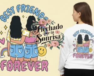 Camiseta Flechado por su Sonrisa - camisetas-para-amigas-e1718309363367