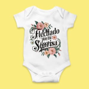 Camiseta Flechado por su Sonrisa - custom-baby-body-450x450