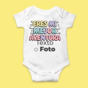 Camiseta Eres mi mejor aventura - custom-baby-body-450x450