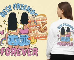 Camiseta Te amo más que a la Pizza - camisetas-para-amigas-e1718309363367