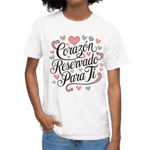 Camiseta Corazón reservado para ti - Camiseta blanca con logo