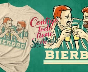 Camiseta Contigo todo tiene sentido - CAMISETAS-PARA-PENAS