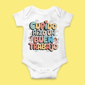 Camiseta Cupido hizo un buen trabajo - custom-baby-body-450x450