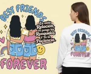 Camiseta Yo pongo los Ronquidos, Tú la Paciencia - camisetas-para-amigas-e1718309363367