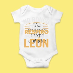 Camiseta No ronco, Respiro como un León - custom-baby-body-450x450