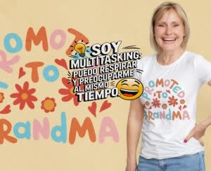 Camiseta Soy Multitasking, Puedo respirar y preocuparme al mismo tiempo - Camiseta personalizada con logo