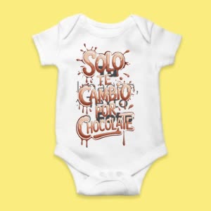 Camiseta Solo te cambio por Chocolate - custom-baby-body-450x450