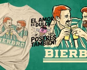 Camiseta El Amor es dulce, y los Poster también - CAMISETAS-PARA-PENAS