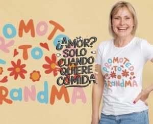 Camiseta Amor? solo cuando quiere comida - Camiseta personalizada con logo