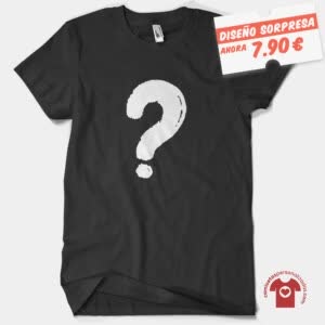 Camiseta Sorpresa - Camiseta negra con logo