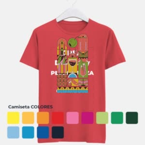 Camiseta Barbastro El mejor pueblo de Huesca - Camiseta COLORES con logo