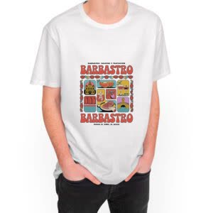 Camiseta Barbastro Somontano - Camiseta blanca con logo